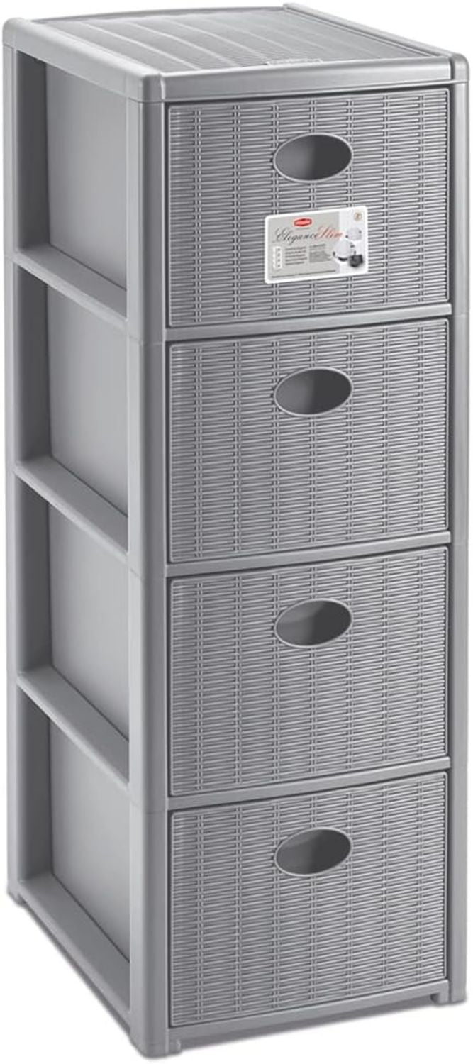 CASSETTIERA ELEGANCE 30X40X80 SL GRIGIA