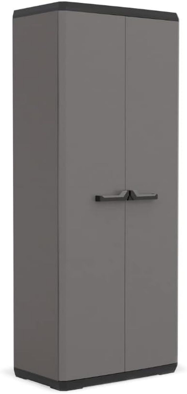 Armadio Keter Alto Pi¨´ Realizzato in plastica 68 39 166 centimetri x x Colore Grigio