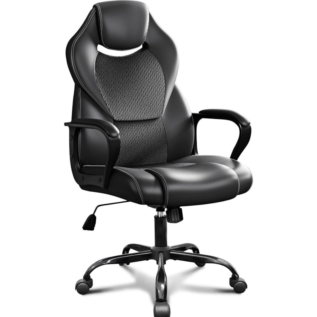 Scrivania con supporto lombare black