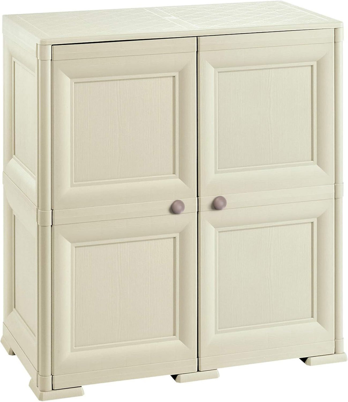 Armadio HOMCOM Portadocumenti in Acciaio 2 Ante cm Vetro Temperato Schedario da Ufficio Ripiani Regolabili Mobiletto Multiuso Portaoggetti 80 x 40 x 110 Bianco per Ufficio Studio Casa