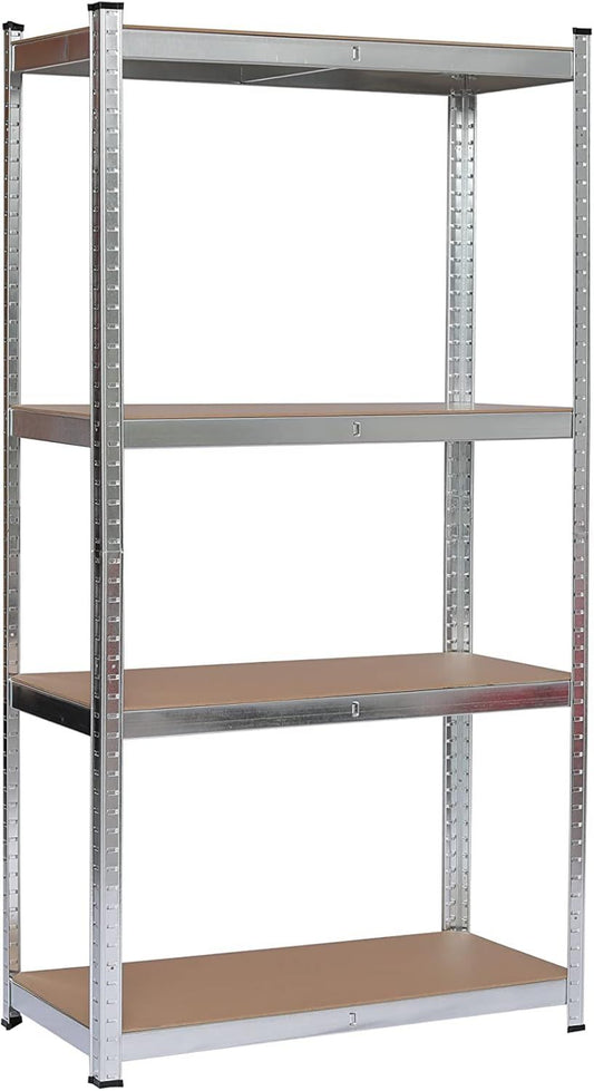 Linea Garden Friend Scaffale 4 ripiani metallo e MDF Misure H 160 L 120 P 40 cm Portata 150 Kg per ripiano montaggio ad incastro