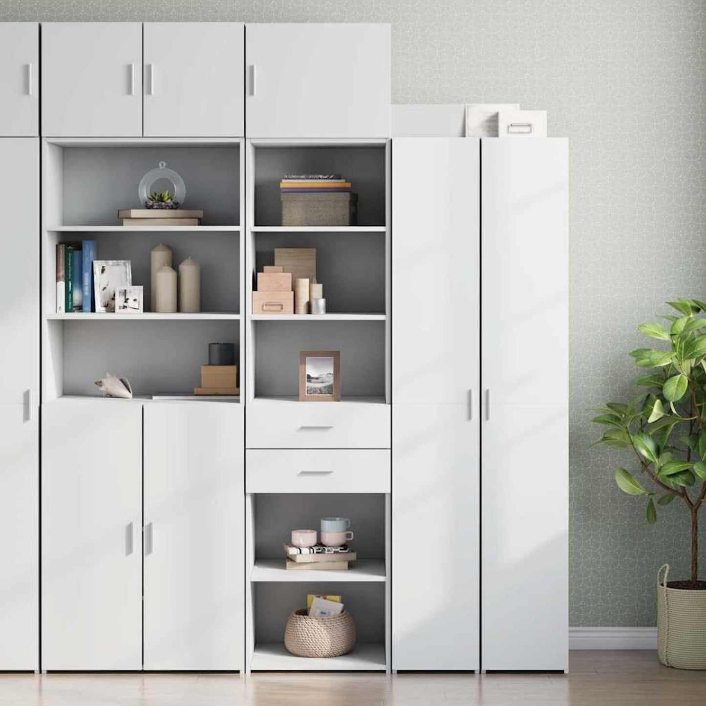 Credenza Home Giardino Antracite cm Acciaio 36 x 39 x 72