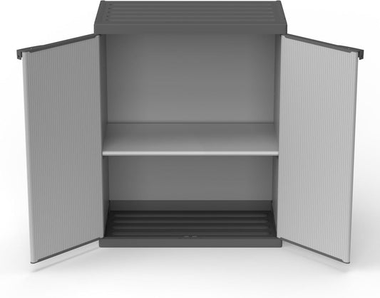 Outsunny Casetta da Giardino Porta Bloccabile 142x86x189 cm Argento 1.07m2 in Acciaio Zincato Capanno Porta Attrezzi Tetto Inclinato