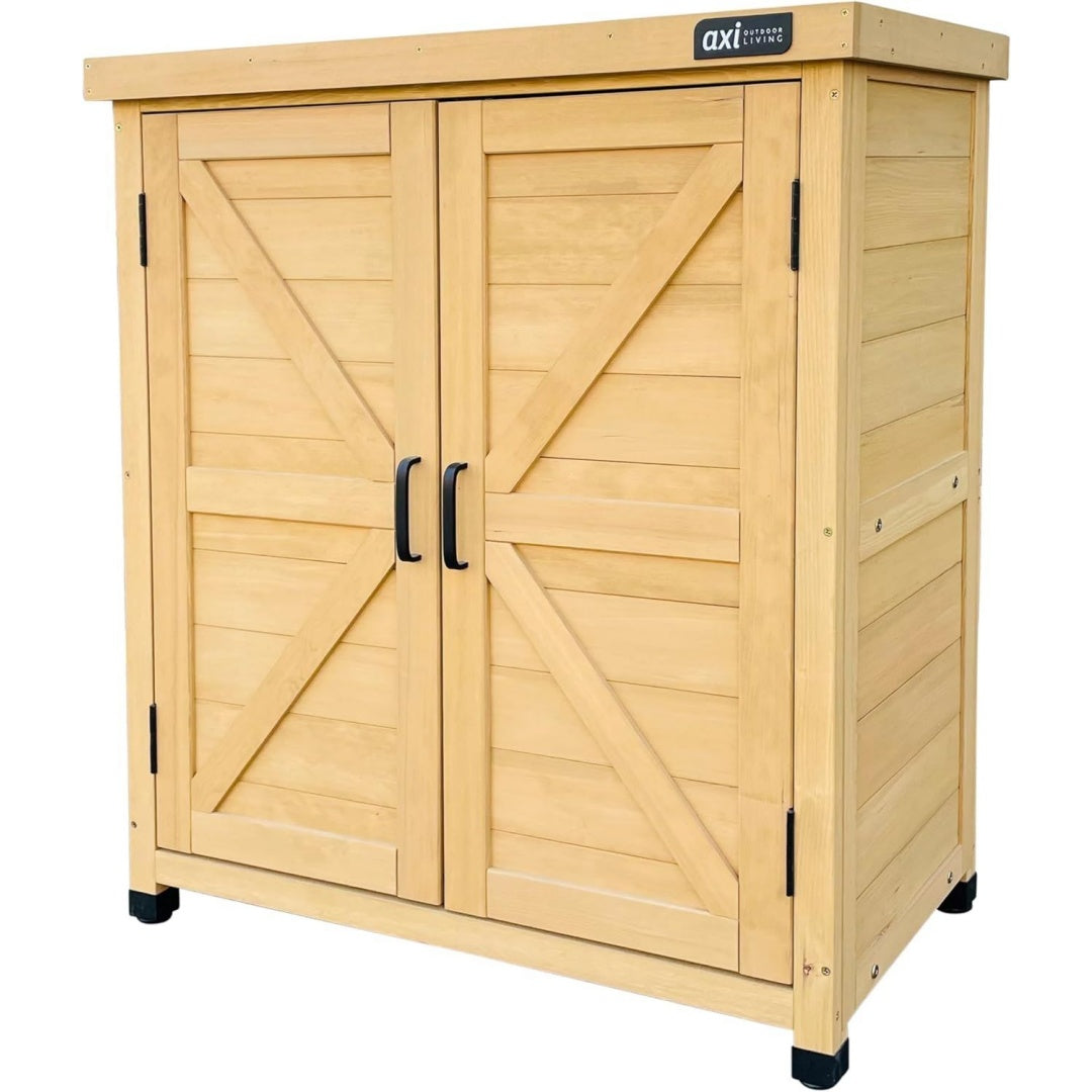 Armadio con vano contenitore beige