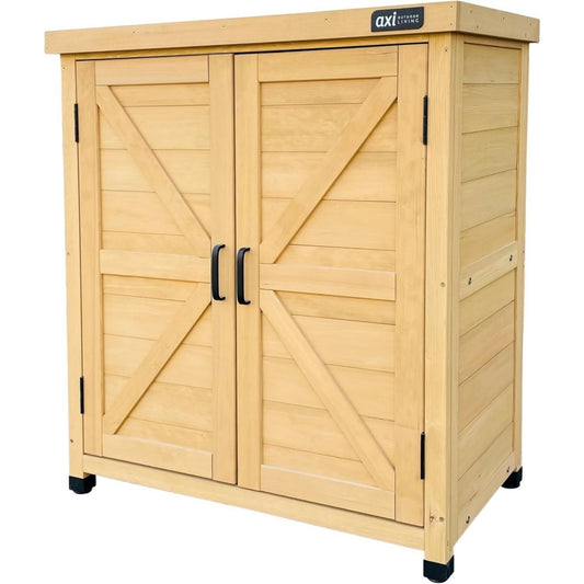 Armadio con vano contenitore beige